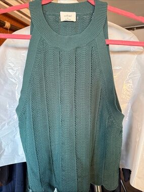 Wilfred Teal Ribbed Knit Tank